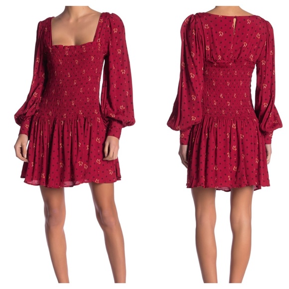 Free People Dresses & Skirts - Free People Two Faces Print Mini Dress
